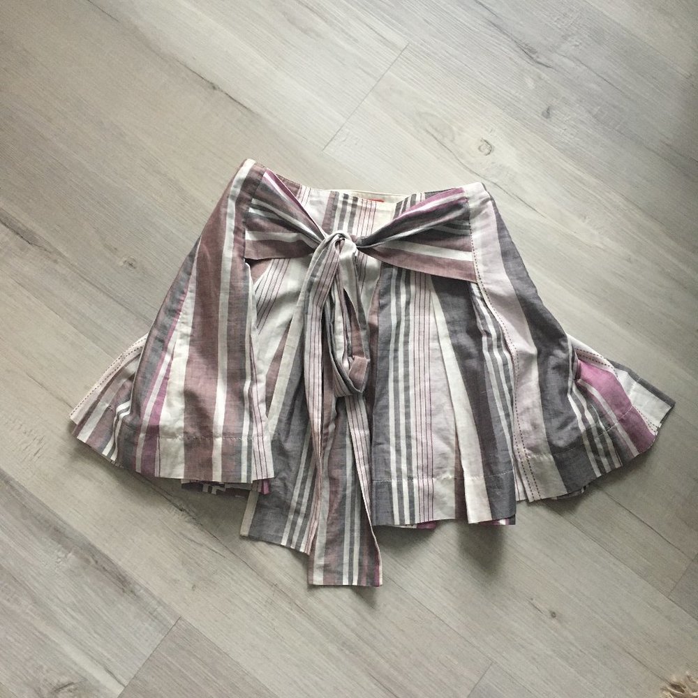 Vivienne Westwood tie striped skirt! Size 2